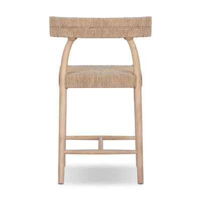 Four Hands Pampa Stool - Smoked Natural Sungkai