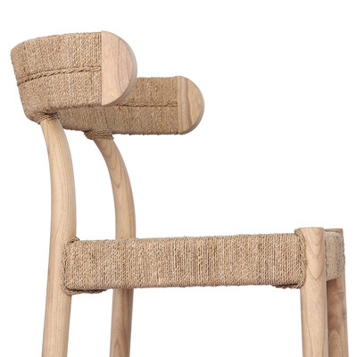 Four Hands Pampa Stool - Smoked Natural Sungkai