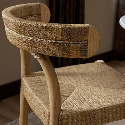 Four Hands Pampa Stool - Smoked Natural Sungkai