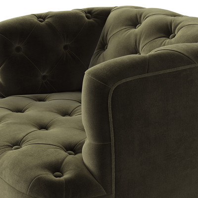 Four Hands Paul Swivel Chair - Surrey Olive