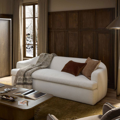 Four Hands Phaedra Sofa - 90" - Crypton Nomad Snow