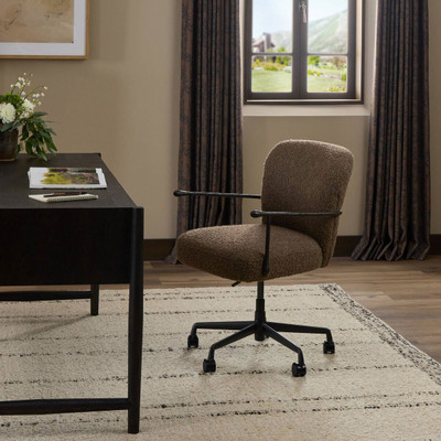 Four Hands Plath Desk Chair - Gemena Coffee