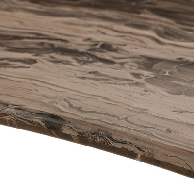 Four Hands Ponce Desk - Rocky Brown Marble