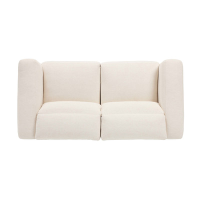 Four Hands Radley Power Recliner 2PC Sectional - 89" - Crypton Nomad Snow