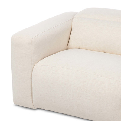 Four Hands Radley Power Recliner 2PC Sectional - 89" - Crypton Nomad Snow