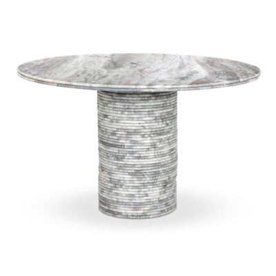 Four Hands Reeves Dining Table - River Grey Marble