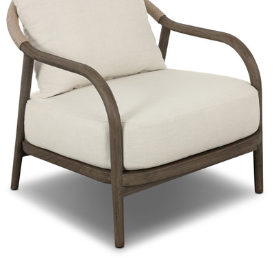 Four Hands Remi Outdoor Chair - Vergo Cream