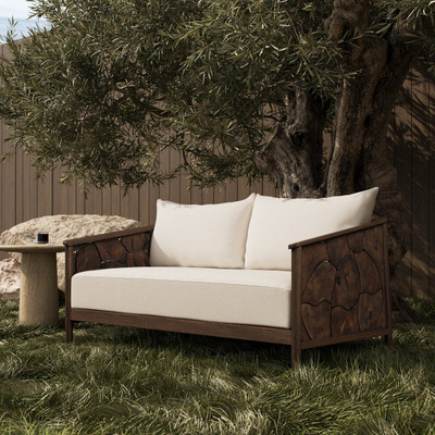 Four Hands Ridge Outdoor Sofa - 58" - Alessi Linen