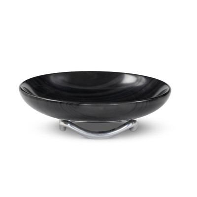 Four Hands Romeda Bowl - Black Marble