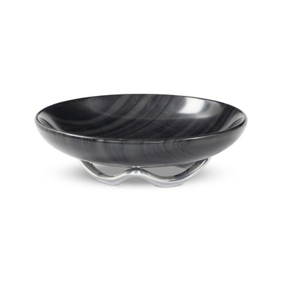 Four Hands Romeda Bowl - Black Marble