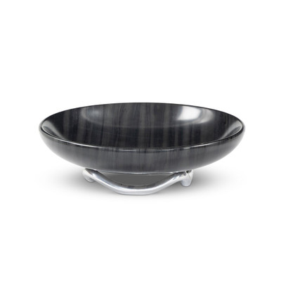 Four Hands Romeda Bowl - Black Marble