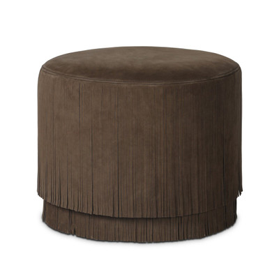 Four Hands Rooney Ottoman - Nubuck Cigar