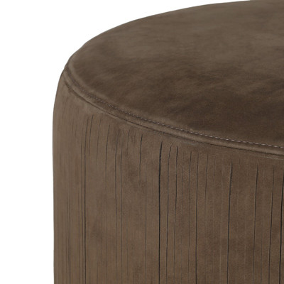 Four Hands Rooney Ottoman - Nubuck Cigar