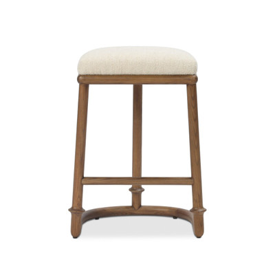 Four Hands Royce Backless Stool - Charter Oatmeal - Counter
