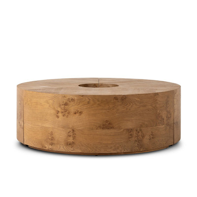 Four Hands Rue Coffee Table - Barley Medium Burl Oak