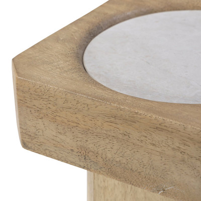 Four Hands Rumi End Table - Light Natural Mango