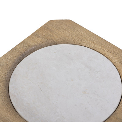 Four Hands Rumi End Table - Light Natural Mango