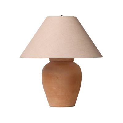 Four Hands Russo Table Lamp - Aged Natural Terracotta