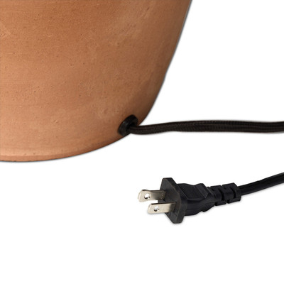 Four Hands Russo Table Lamp - Aged Natural Terracotta