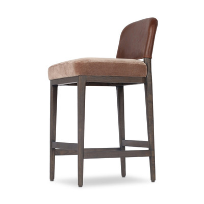 Four Hands Ryver Stool - Dulane Mahogany - Counter