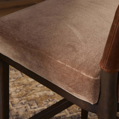 Four Hands Ryver Stool - Dulane Mahogany - Counter