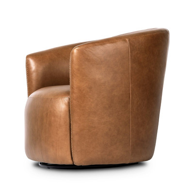 Four Hands Salena Swivel Chair - Sonoma Chestnut