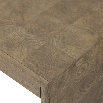 Four Hands Salta Desk - Brown Oak Thick Veneer