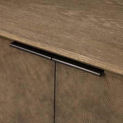 Four Hands Salta Media Console - Brown Oak Thick Veneer