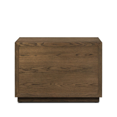 Four Hands Salta Nightstand - Brown Oak Thin Oyster