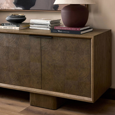Four Hands Salta Sideboard - Brown Oak Thin Oyster