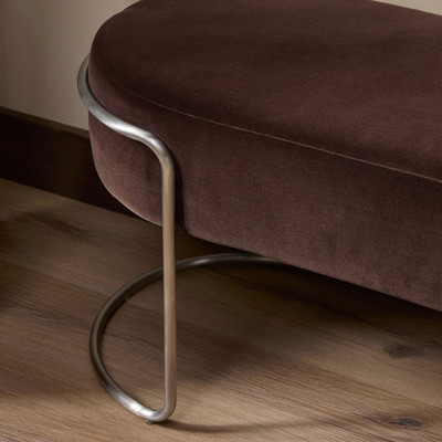 Four Hands Savoy Accent Bench - Surrey Cocoa