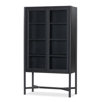 Four Hands Saxon Cabinet - Brushed Bronze Patina