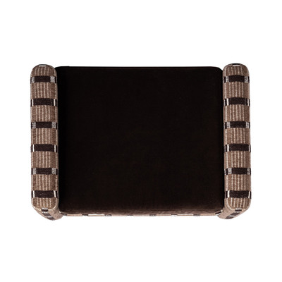 Four Hands Serena Ottoman - Sandhill Cocoa