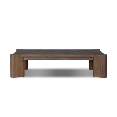 Four Hands Soho Outdoor Coffee Table - Stained Saddle Brown
