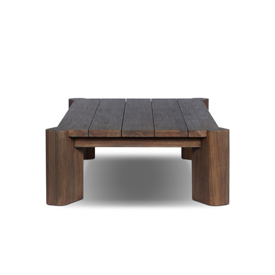 Four Hands Soho Outdoor Coffee Table - Stained Saddle Brown