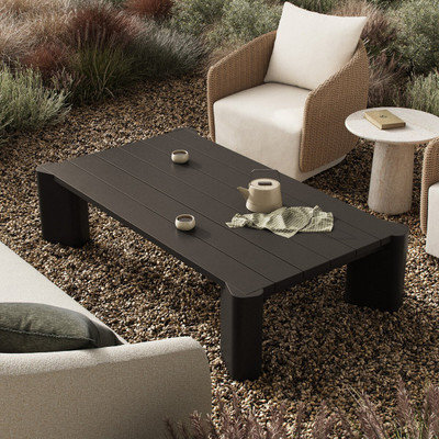 Four Hands Soho Outdoor Metal Coffee Table - Bronze