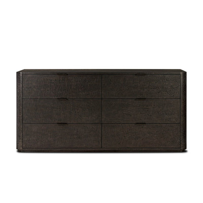 Four Hands Stenson 6 Drawer Dresser - Dark Tamo Ash Veneer