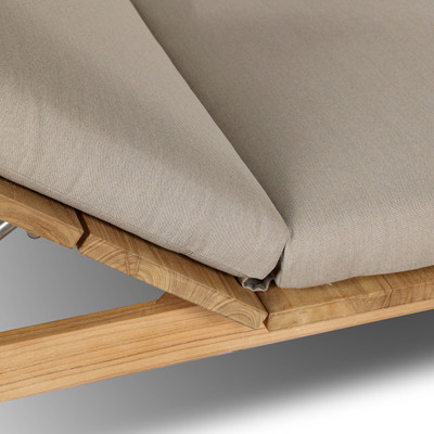 Four Hands Sterling Outdoor Double Chaise - Ibiza Mole