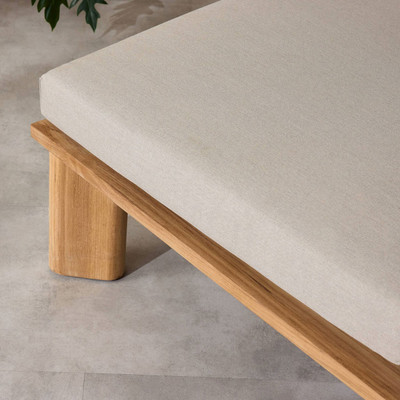 Four Hands Sterling Outdoor Double Chaise - Ibiza Mole