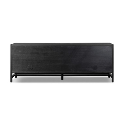 Four Hands Sullivan Media Console - Brushed Black Acacia Solid