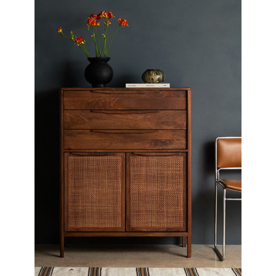 Four Hands Sydney Tall Dresser - Brown Wash NEW