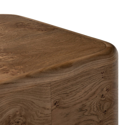 Four Hands Talessi End Table - Wheat Medium Burl Oak