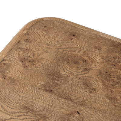 Four Hands Talessi End Table - Wheat Medium Burl Oak