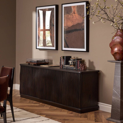 Four Hands Tasman Sideboard - Smoked Black Mindi Veneer