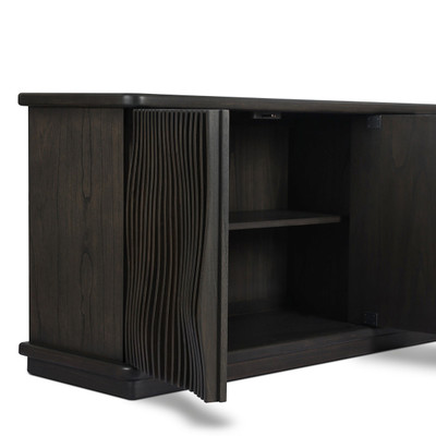 Four Hands Tasman Sideboard - Smoked Black Mindi Veneer