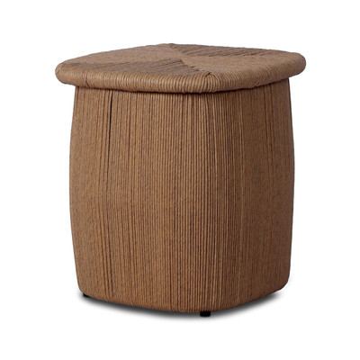 Four Hands Taum Outdoor Stool - Textured Sand