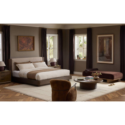 Four Hands Teia Chaise - Monte Chocolate