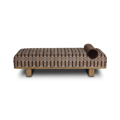 Four Hands Teia Chaise - Sandhill Cocoa