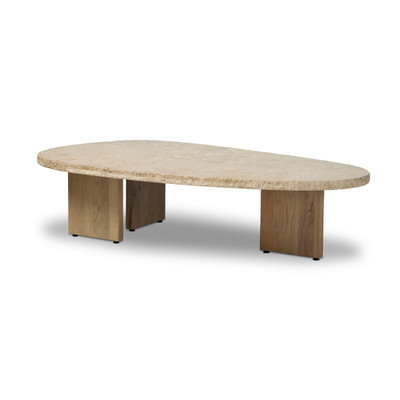Four Hands Telma Coffee Table - Washed Oak