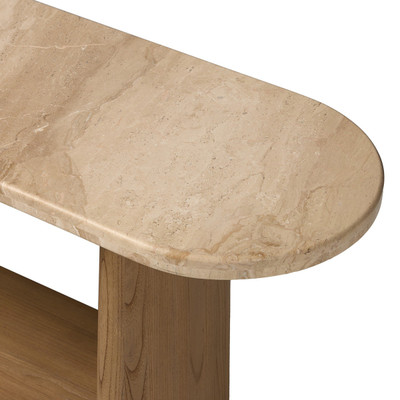 Four Hands Terry Console Table - Sand Marble